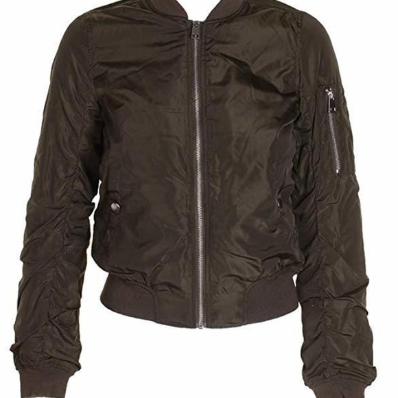 American Rag Bomber Jacket Olive - Picture 2 of 8